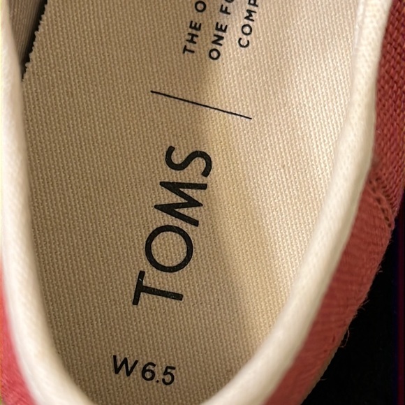 NWT! TOMS Carmel Spice Heritage Sneaker size 6.5 - Picture 4 of 12